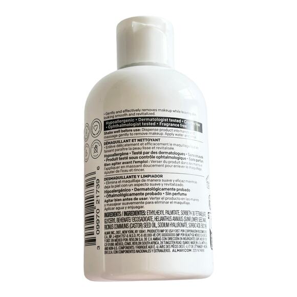 NEW Almay Moisturizing MAKEUP REMOVER & FACE CLEANSER 4oz Bottle Fragrance Free! - Picture 4 of 8